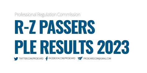 ple result october 2023|R.
